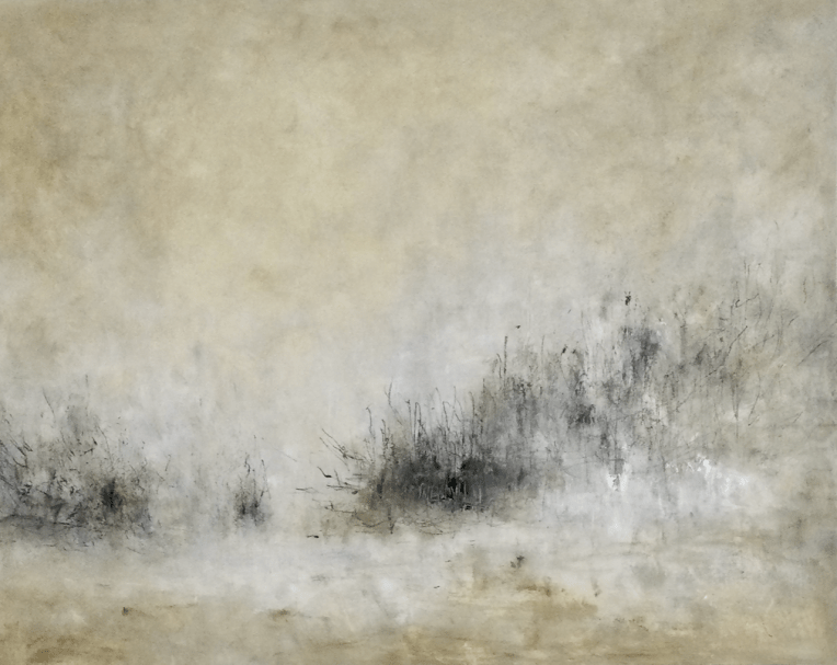 4 - Série Entre ciel et terre - technique mixte sur toile 2021 100x85cm