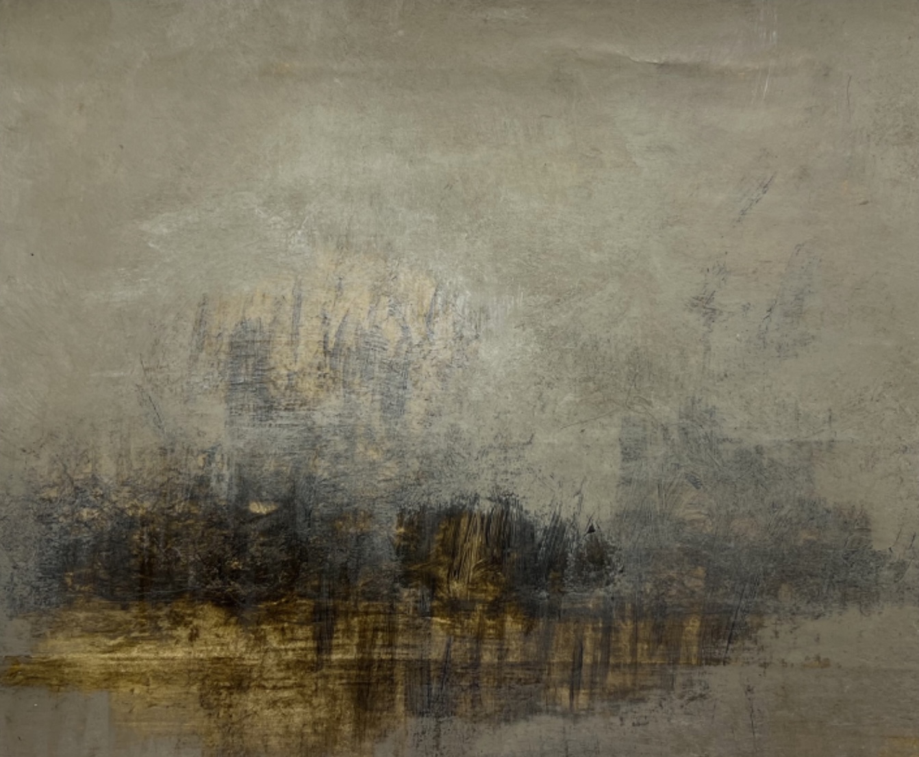 Series Les Herbes Folles - technique mixte sur toile - 80 x 80 cm - 2024